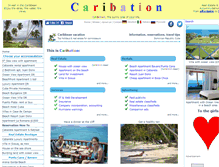 Tablet Screenshot of caribation.com